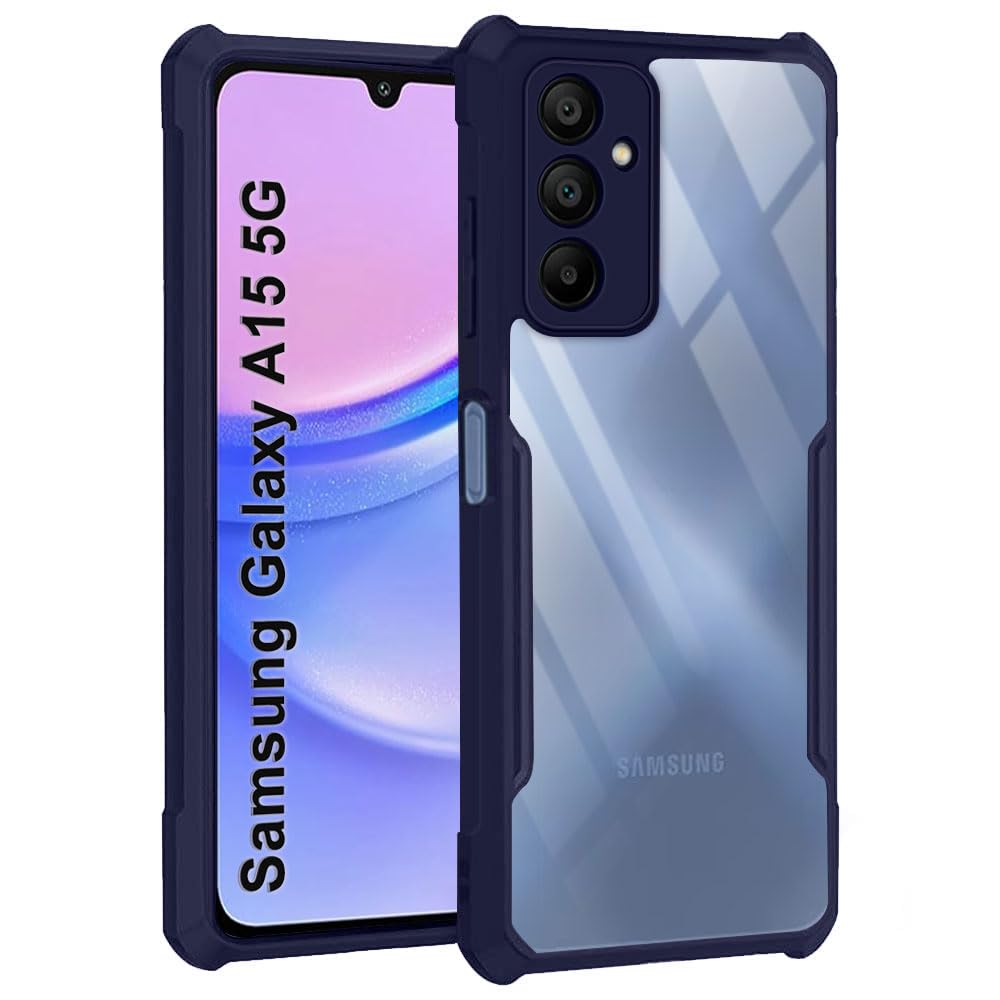 Samsung Galaxy A15 5G | 360 Degree Protection | Protective Design | Transparent Back Cover Case for Samsung A15 5G